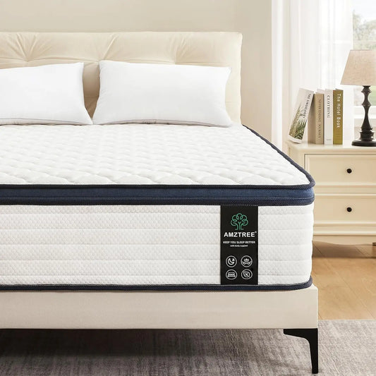Queen Hybrid Mattress Medium Firm Comfort and Support-1