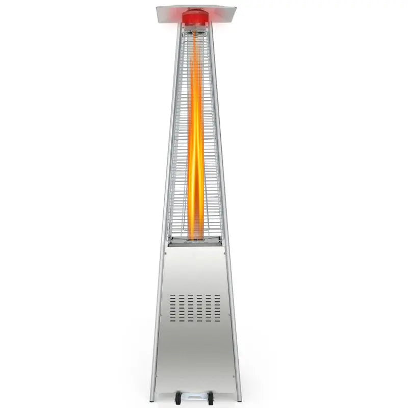 42000 BTU Pyramid Patio Heater with Wheels-2