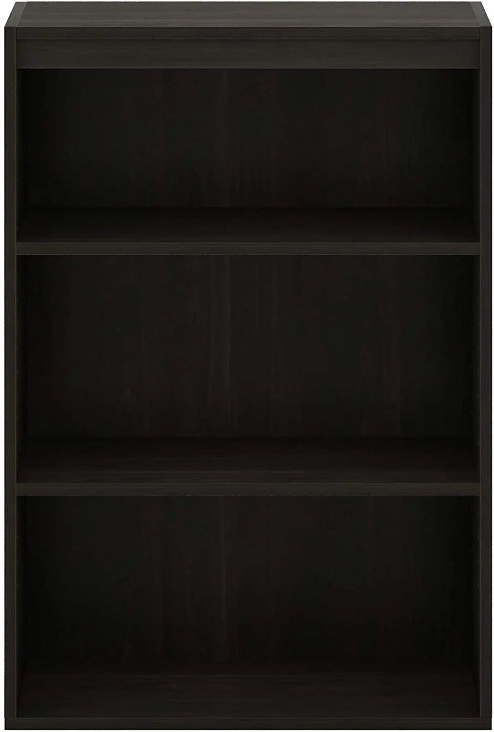 Pasir 3-Tier Open Shelf Bookcase, Dark Espresso-3