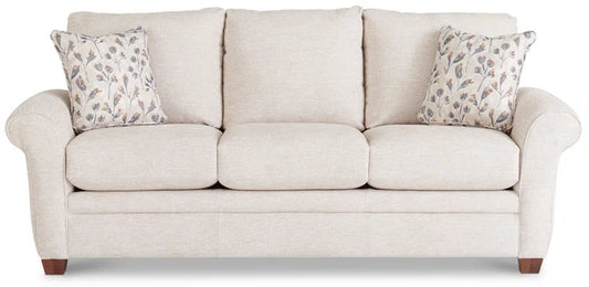 Coziest Transitional Sofa Flared Arms And Wooden Legs-0