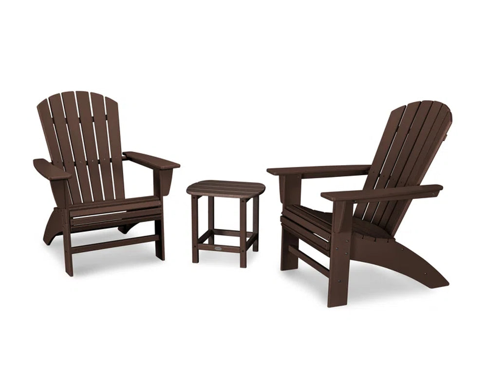 Nautical Adirondack Set With Weatherproof Table Two Chairs-4