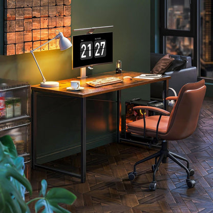 48 Inch Computer Desk, Modern Simple Style Desk for Home Office, Study Student Writing Desk, Vintage-4