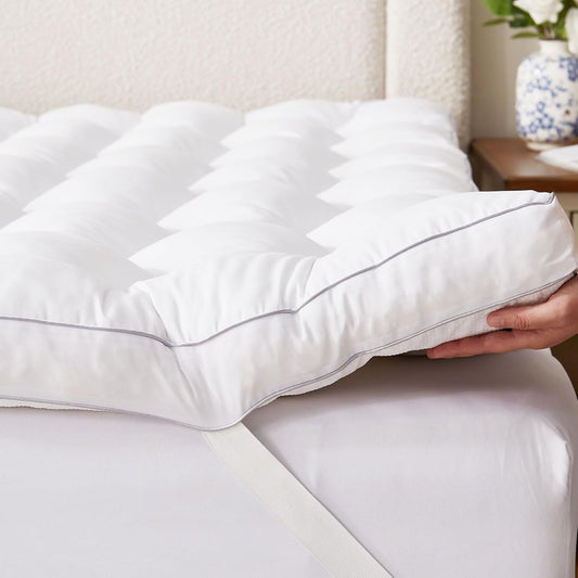 Memory Foam Mattress Topper Enhances Comfort and Relieves Pain-0