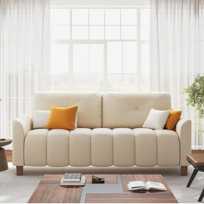 Modern Oversized Loveseat Sofa with Deep Comfortable Seating-1