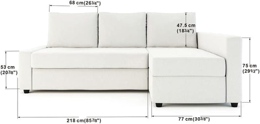 Snug Fit Friheten Slipcover for the IKEA Friheten with Chaise Corner Cover, Sofa Bed Cover, Sectional Slipcover Replacement (Pink)-1