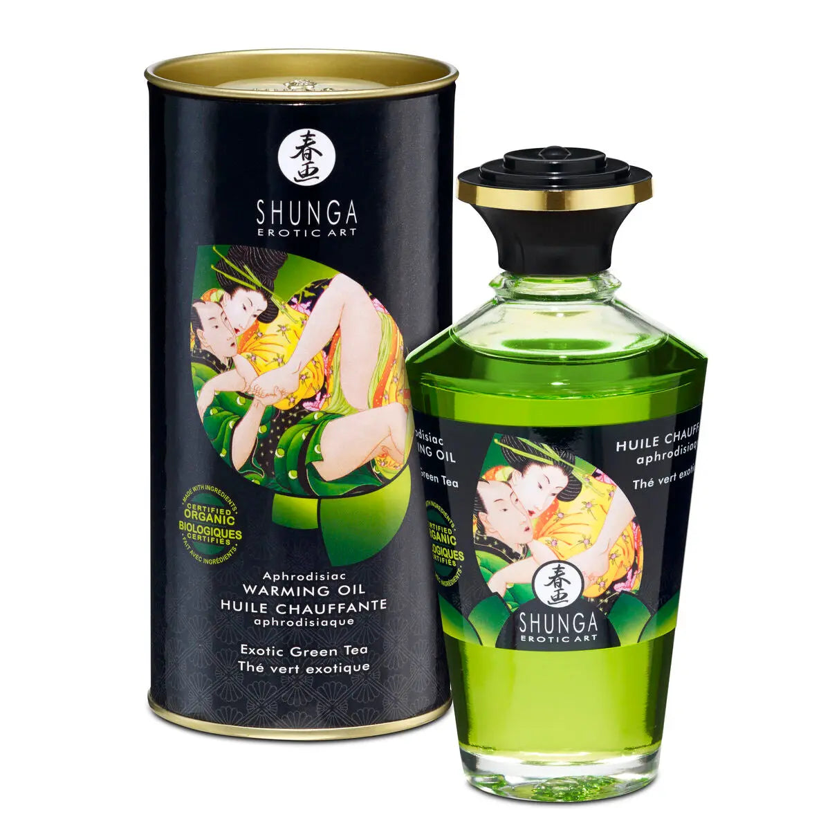 Erotic Massage Oil Shunga 100 ml Green Tea Shunga