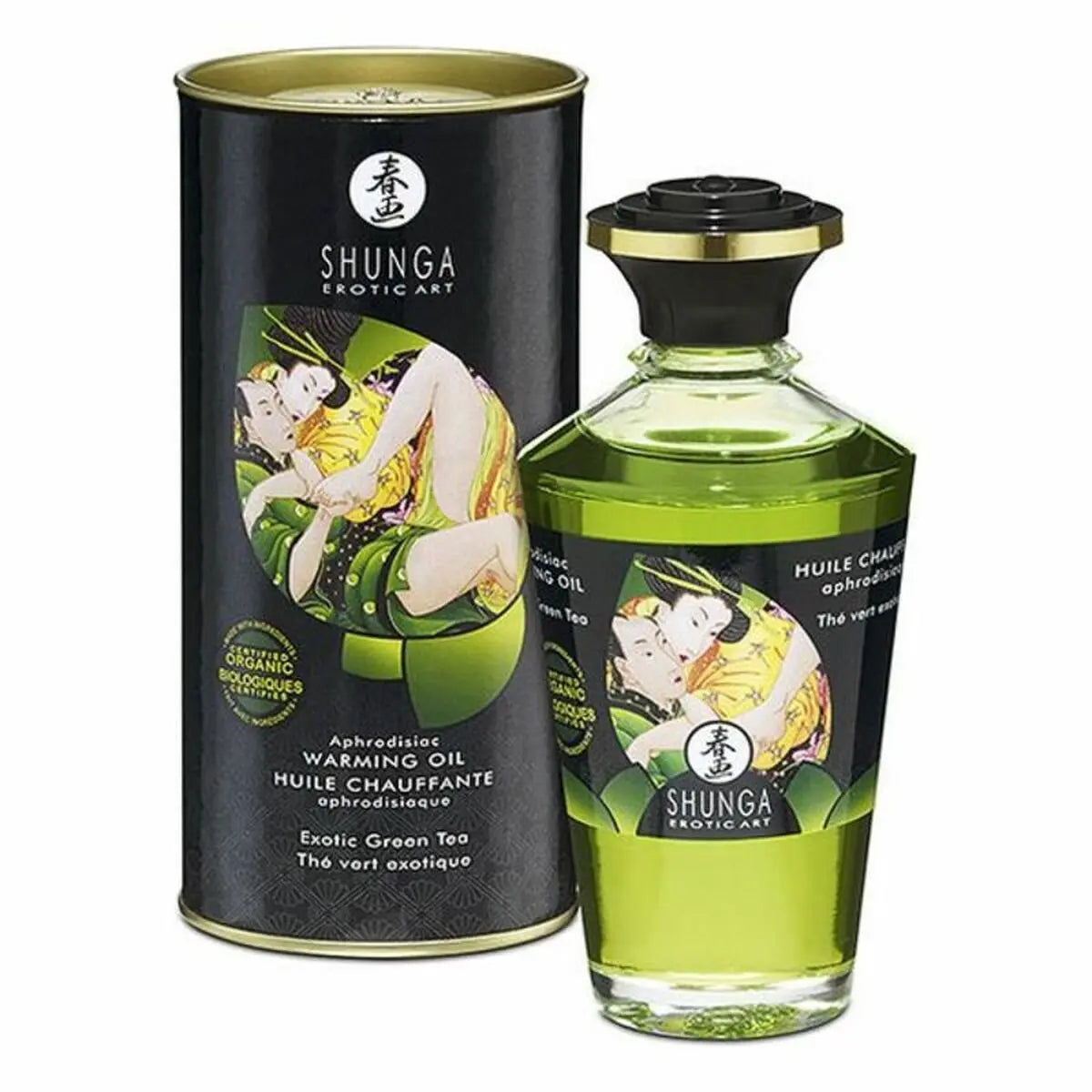 Erotic Massage Oil Shunga 100 ml Green Tea Shunga
