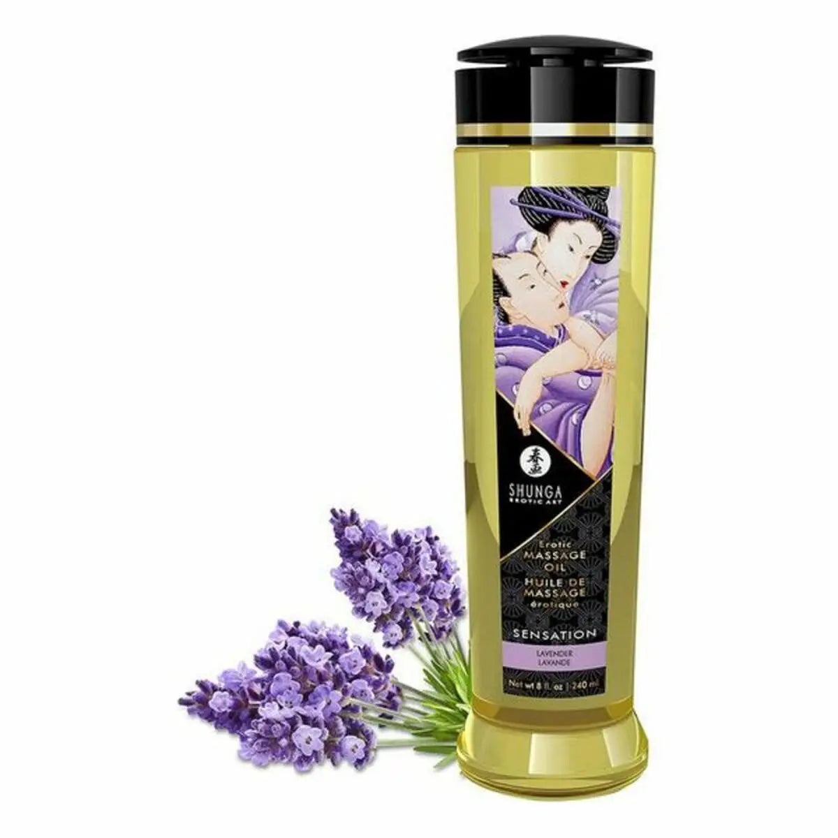 Erotic Massage Oil Shunga 240 ml Lavendar Shunga