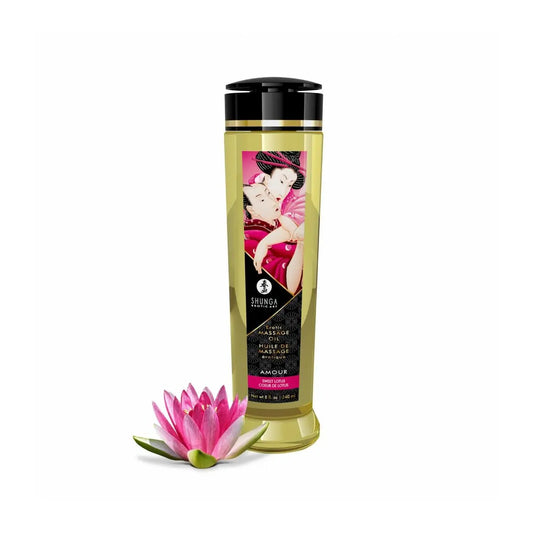 Erotic Massage Oil Shunga 240 ml Lotus Flower Shunga