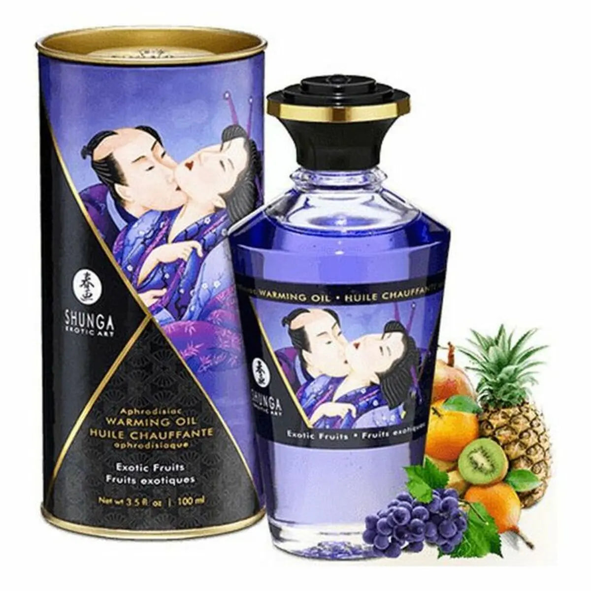 Erotic Massage Oil Shunga SHU127-EXOTIC FRUITS 100 ml Exotic Fruits Shunga