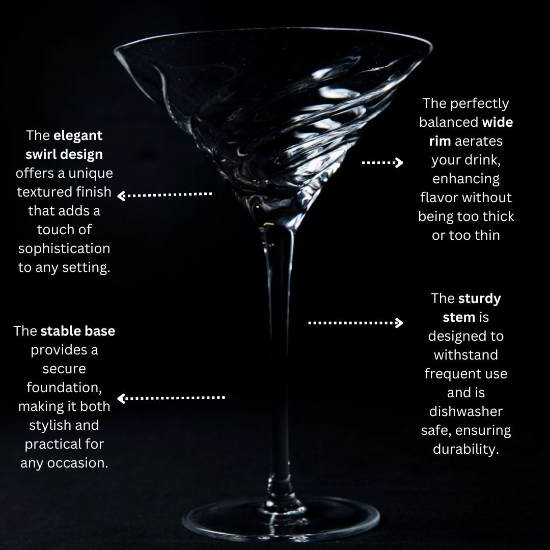 PREORDER: Vortex Martini Glass-4