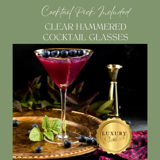 Clear Hammered Cocktail Glasses-1
