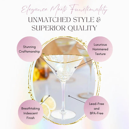 Iridescent Hammered Cocktail Glasses-2