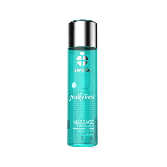 Erotic Massage Oil Swede 120 ml Heating Effect Lime Blackcurrant Swede
