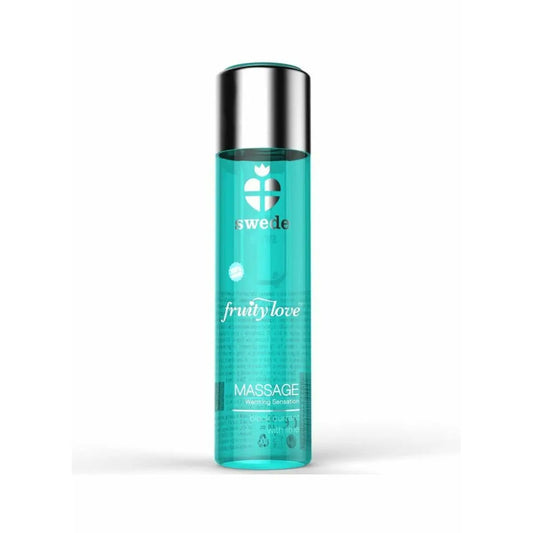 Erotic Massage Oil Swede 120 ml Heating Effect Lime Blackcurrant Swede