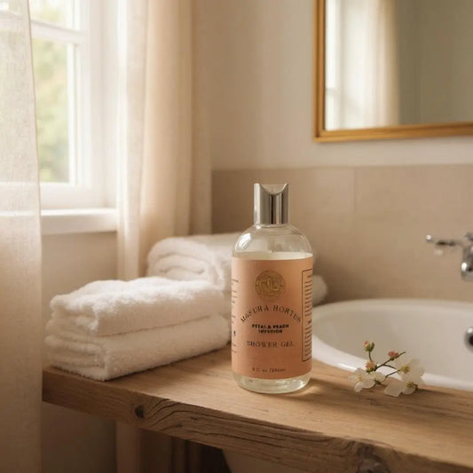 Mafura Hortus Petal & Peach Infusion Shower Gel TallChic Naturals