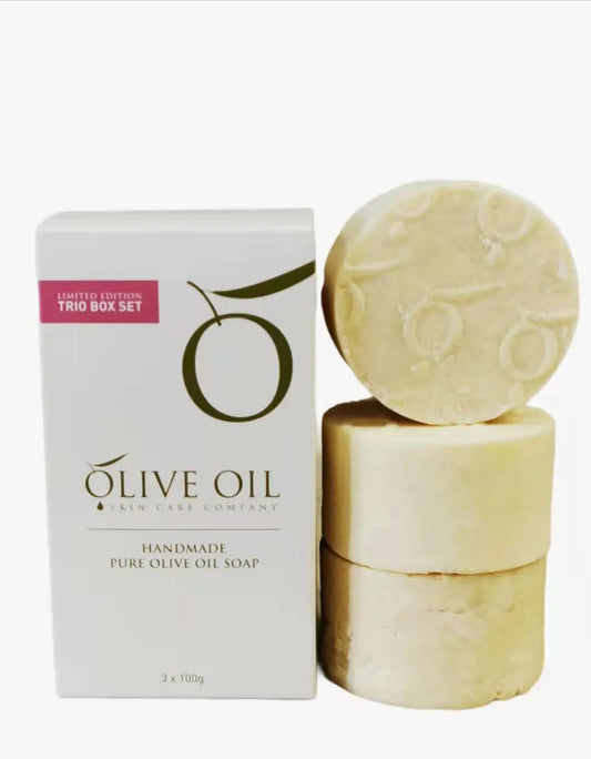 OOSC Gift Series,  All -Natural Soap ,Mixed Trio Pack. The Olive Oil Skincare Company