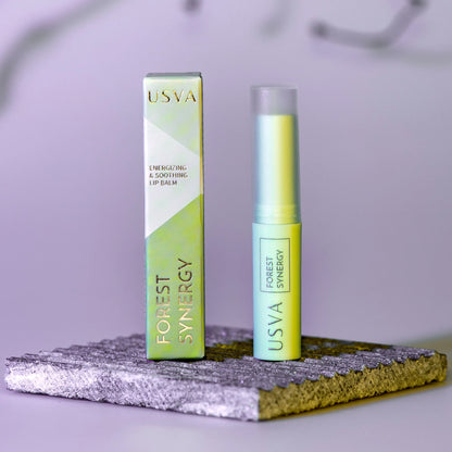 Forest Synergy Energizing & Soothing Lip Balm Usva Cosmetics