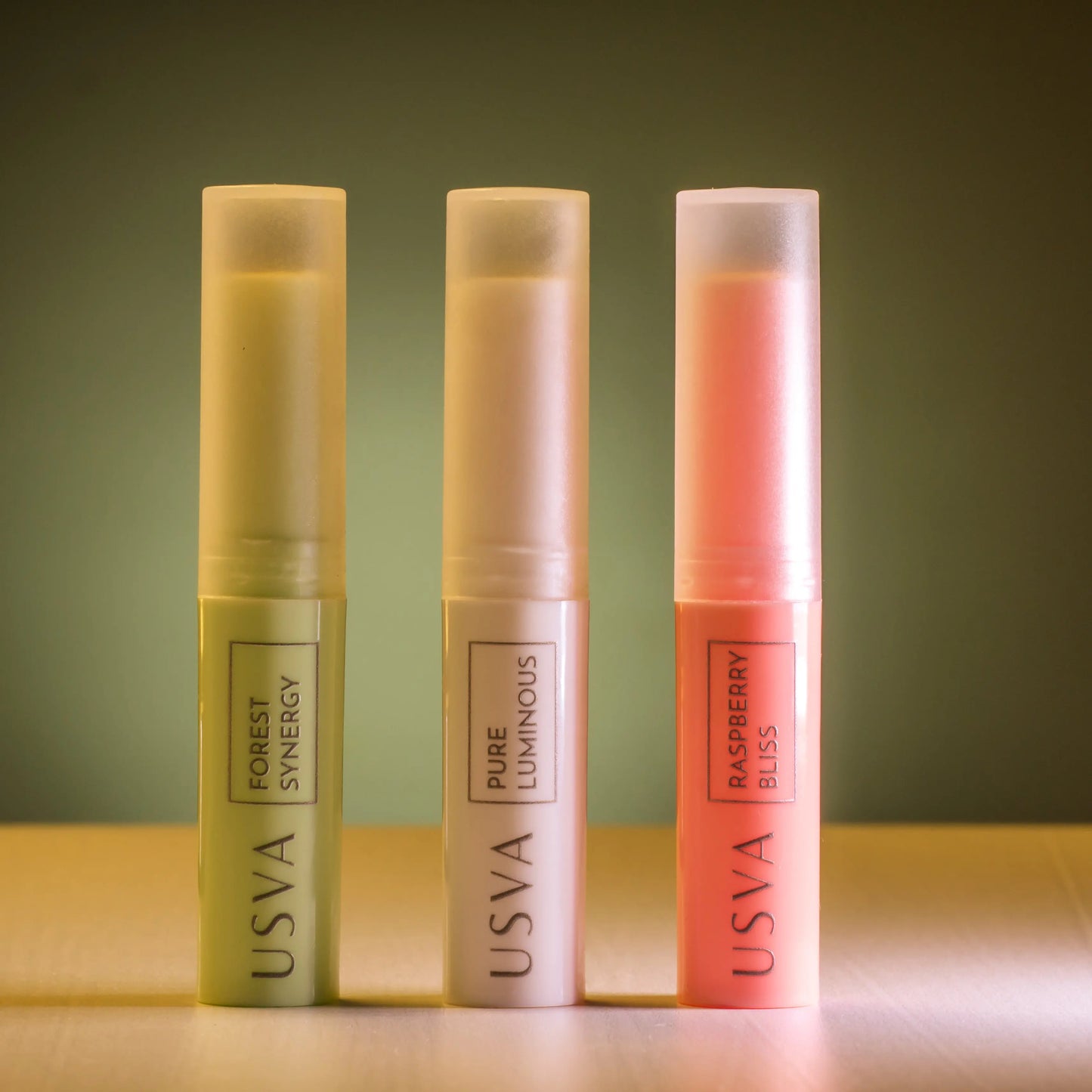 Forest Synergy Energizing & Soothing Lip Balm Usva Cosmetics