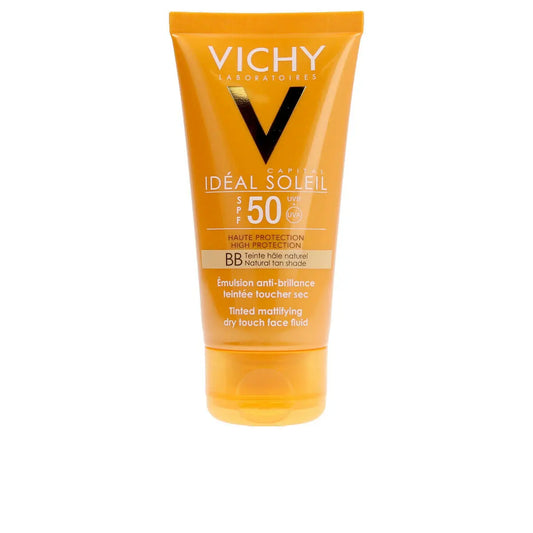 Sun Protection with Colour Vichy Idéal Soleil Natural Spf 50 50 ml Vichy