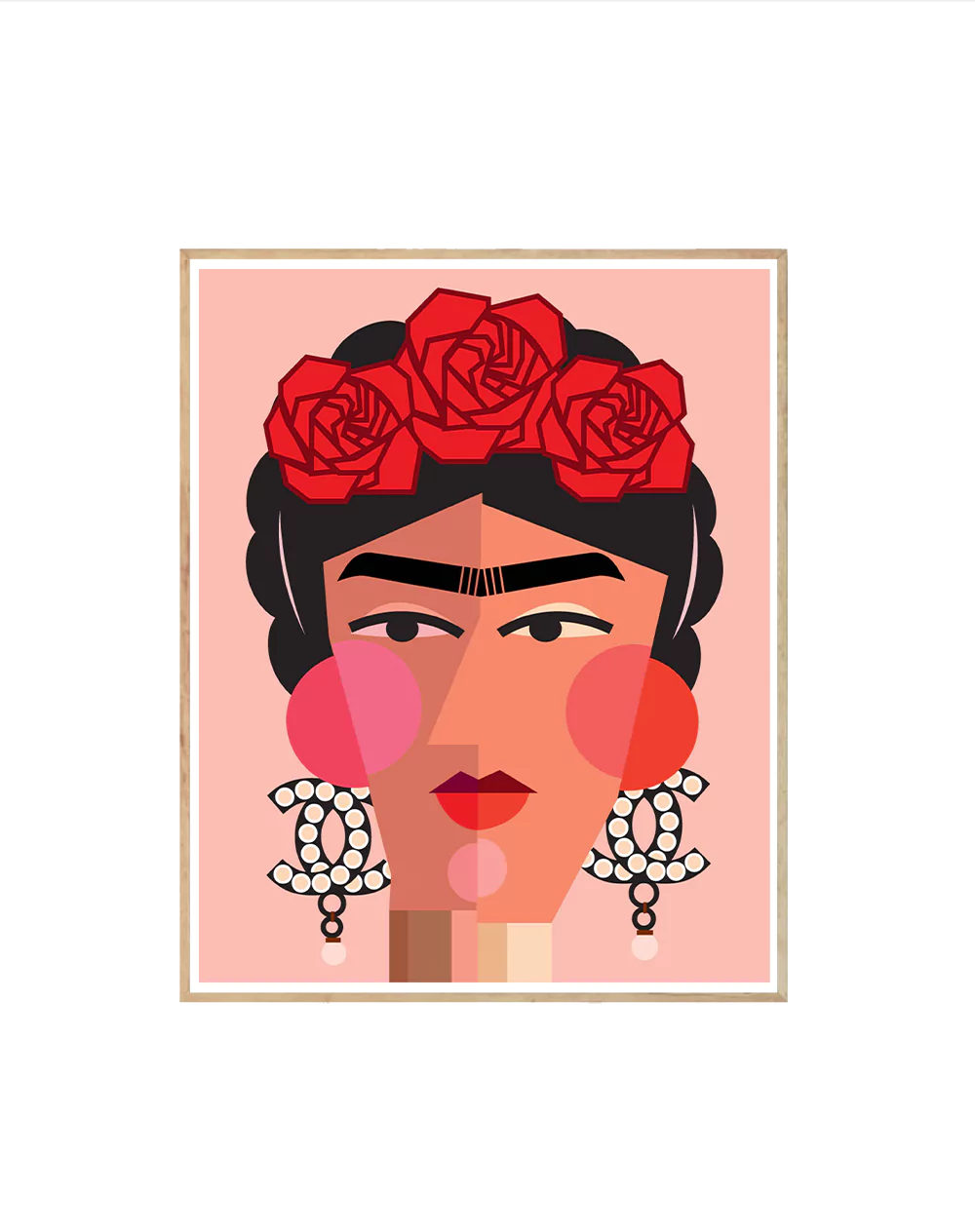 Frida wears Chanel Paper Provision