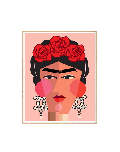 Frida wears Chanel Paper Provision