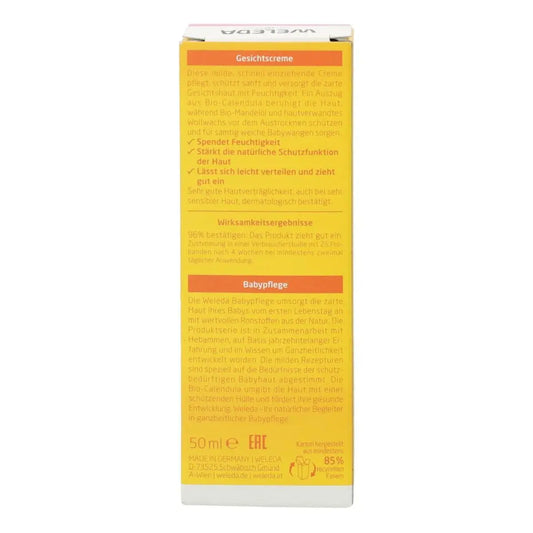Hydrating Facial Cream for Babies Weleda Baby Calendula 50 ml Weleda
